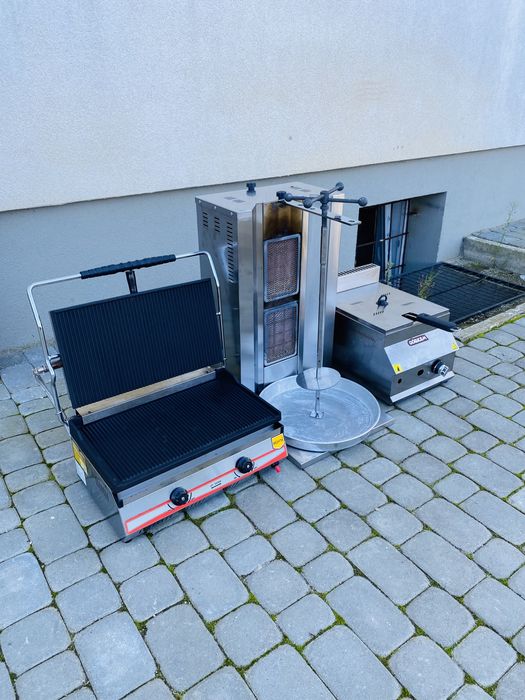 Гриль Прижимний,Апарат Для Шаурми,Фритюрниця Все Газове Комплект!!!