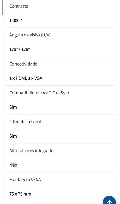 Monitor JVC 24WCF como novo