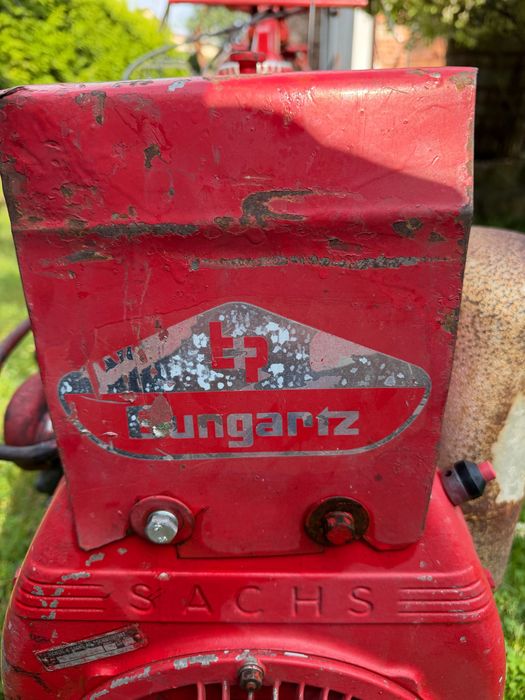 Traktorek dzik jednoosiowy BUNGARTZ glebogryzarka plug 2T Sachs