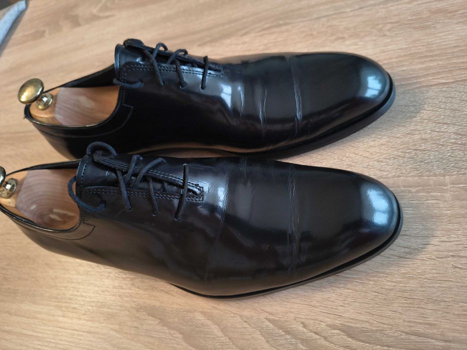 Pantofle wizytowe Santoni czarne 41