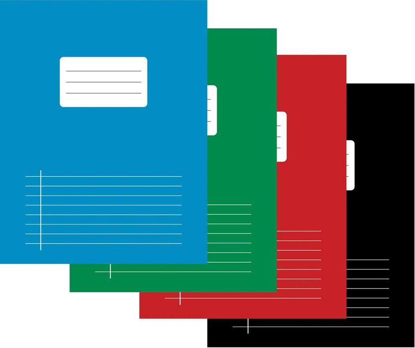 Zeszyty - A5 - z marginesem - 40 kartek - 10 sztuk