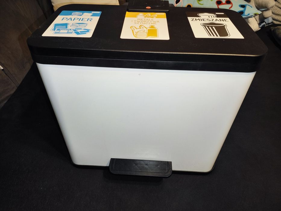 Kosz na śmieci 27l segregacja śmietnik 3x wiadro