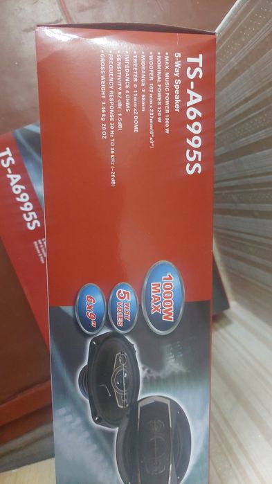 Автомобільні колонки овали 15x23 см 6x9 Автомобільна акустика 1000 W