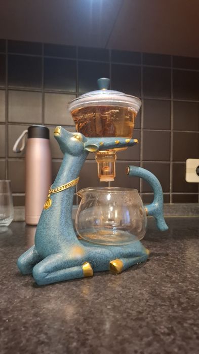 Чайник. Заварной и 6 чашек