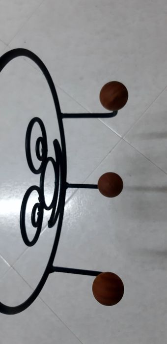 cabide parede criança preto ferro