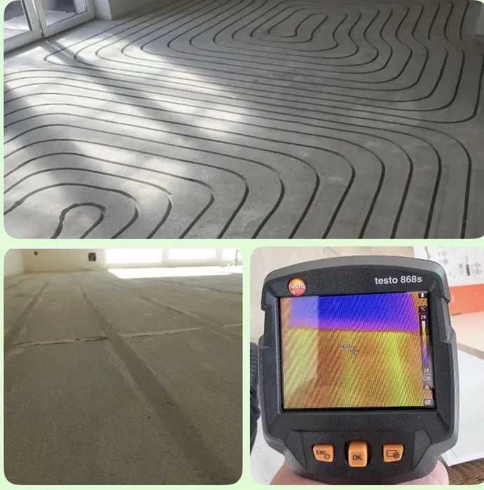 Frezowanie pod ogrzewanie podłogowe tradycyjne XPS sterowanie