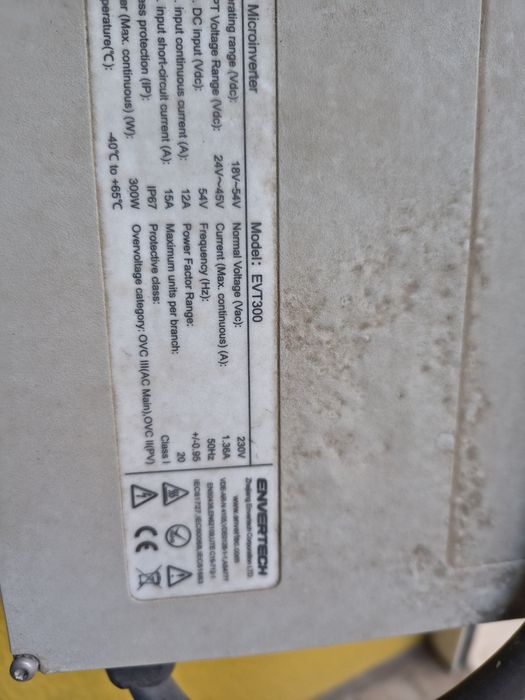 Painel Astronergy 300w e micro inversor Envertech