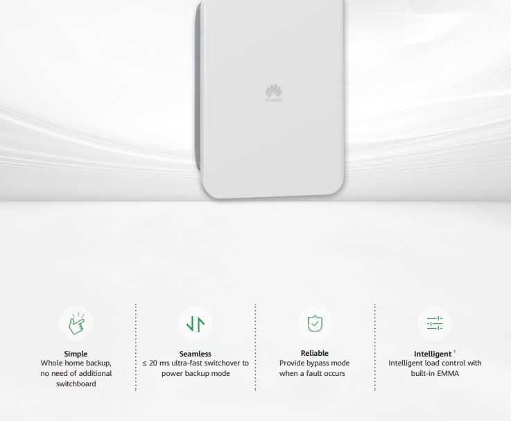 HUAWEI SmartGuard 63A-S0 Monofásica (Autoconsumo + Backup)
