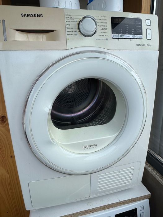 Máquina de Secar Samsung OptimaDry 8kg – Bomba de Calor