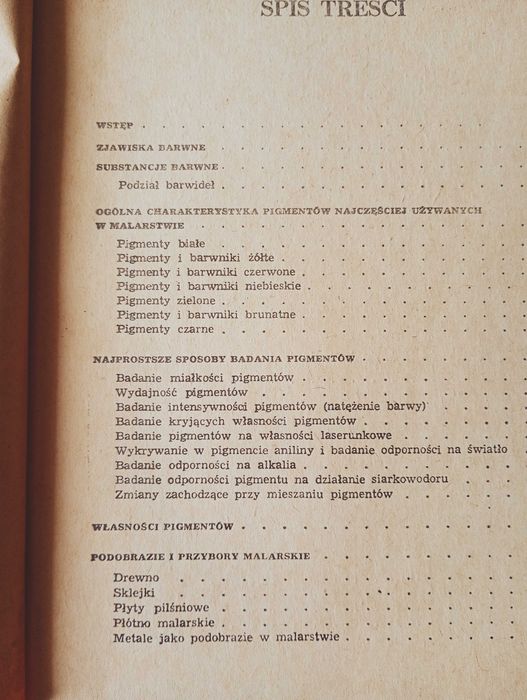 Podstawy technologii malarstwa i grafiki. Jerzy Werner