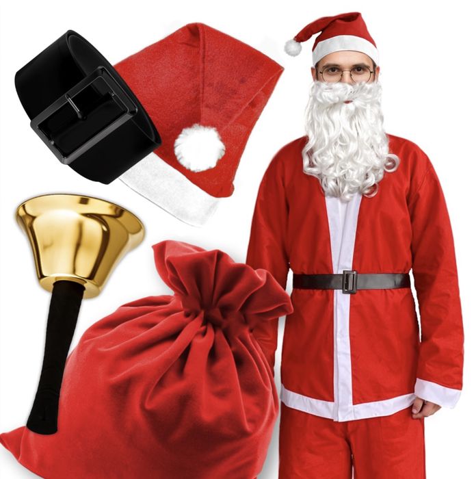 Strój św. Mikołaja 7w1 SUPER CENA