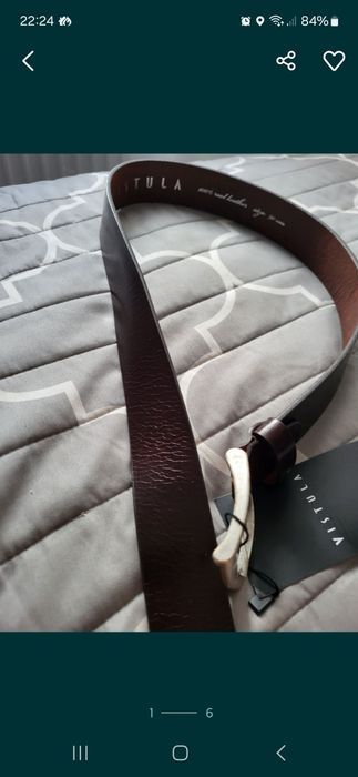 Skórzany pasek Vistula