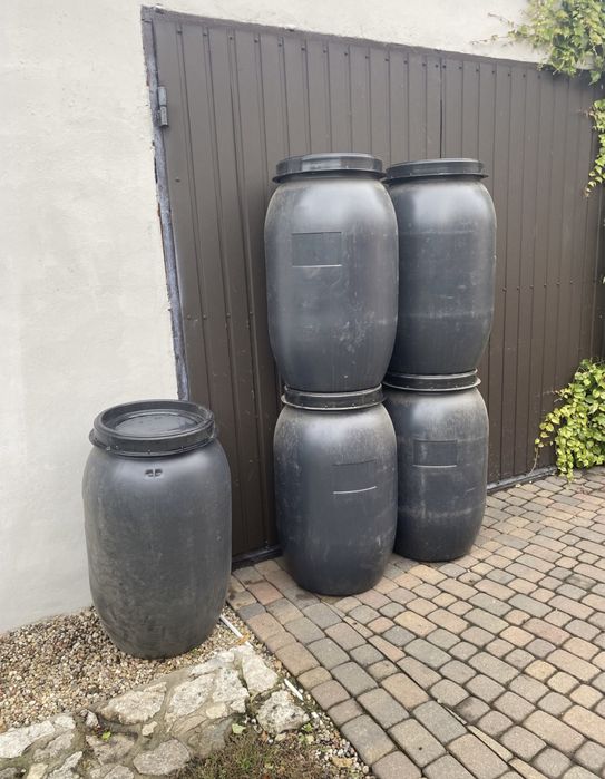 Beczka 220l nowa z deklem na wode