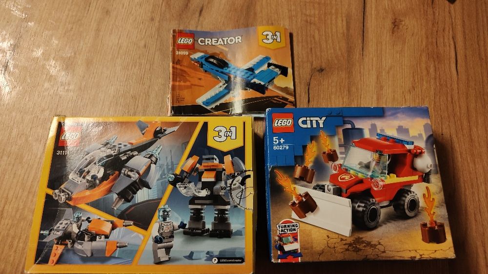 LEGO 3 zestawy kreator