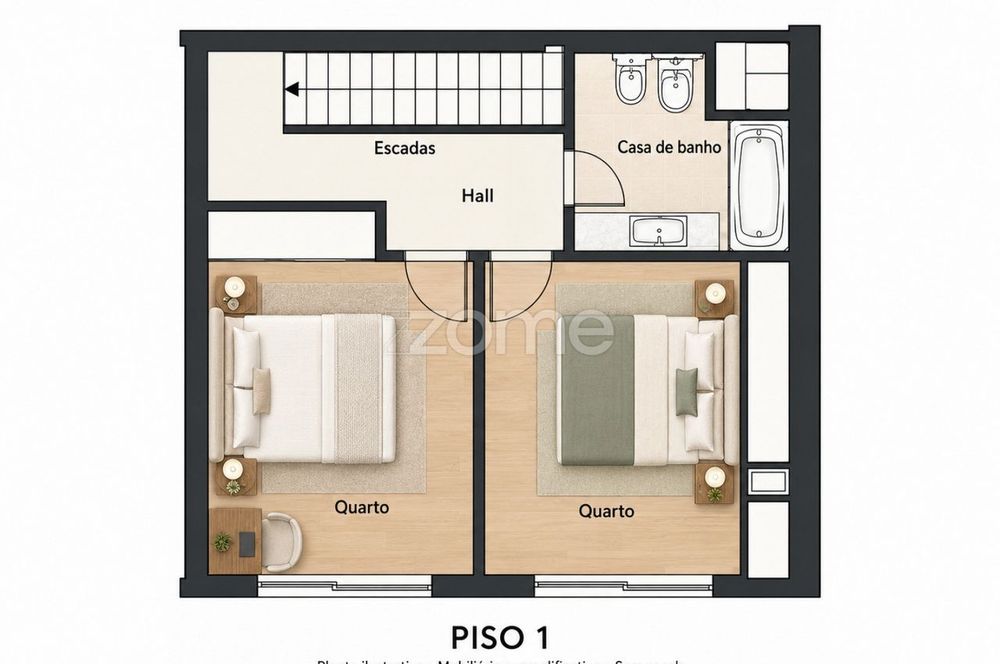 T2 Duplex mobilado ao Norteshoping|Garagem 2 carros|Matosinhos