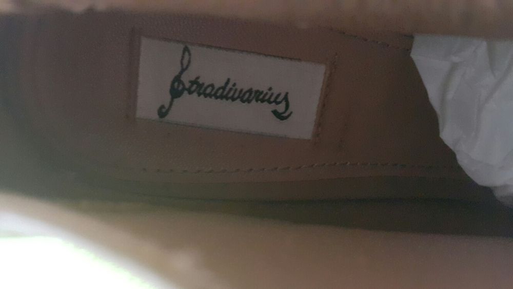 Buty skórzane stradivarius jak nowe rozm.38