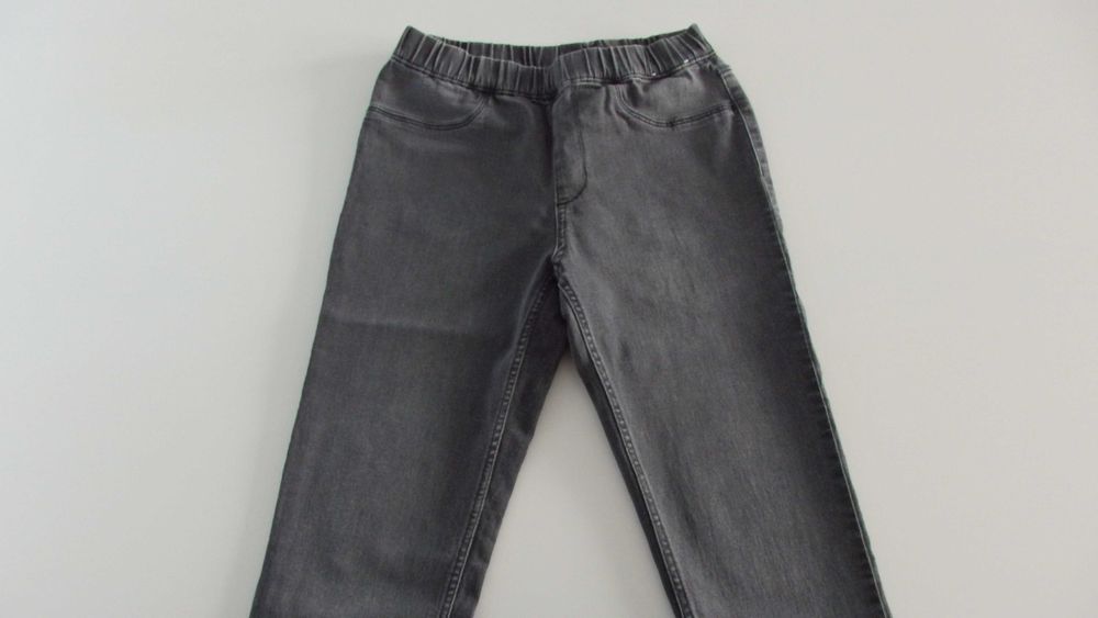 H&M dżinsowe jegginsy legginsy spodnie r. 164 JAK NOWE
