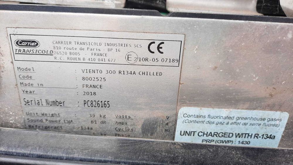 Wyposażenie  zabudowa chłodni -  kompletne do Ford  Transit MK8