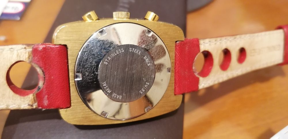 Relógio antigo cronografo nisus calibre tdb 1369