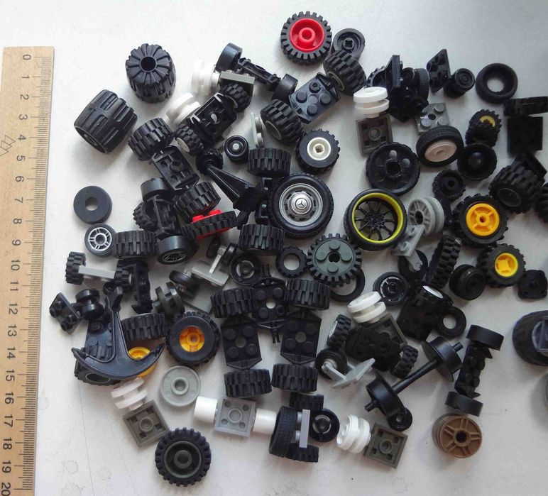 Колеса и резина к конструктору Лего, от 5грн, много