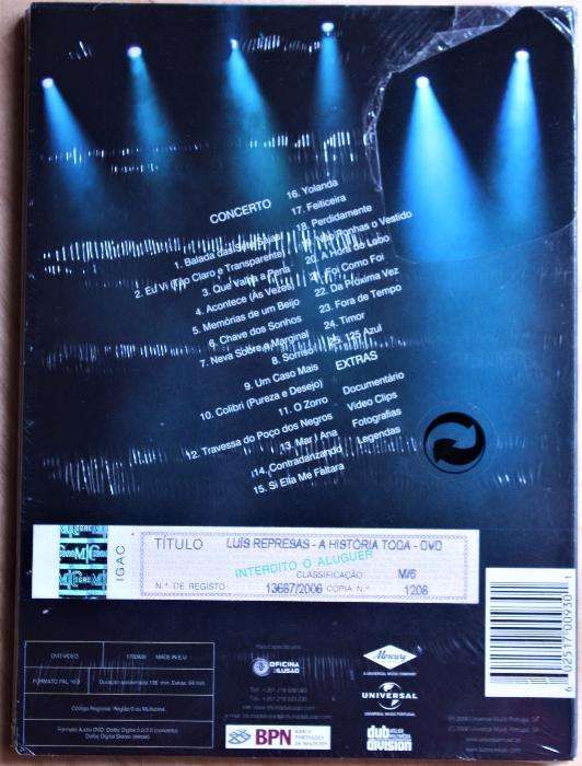 LUIS REPRESAS - A História Toda, novo, selado