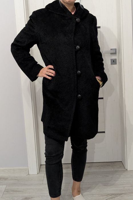 Płaszcz z kapturem Alpaka