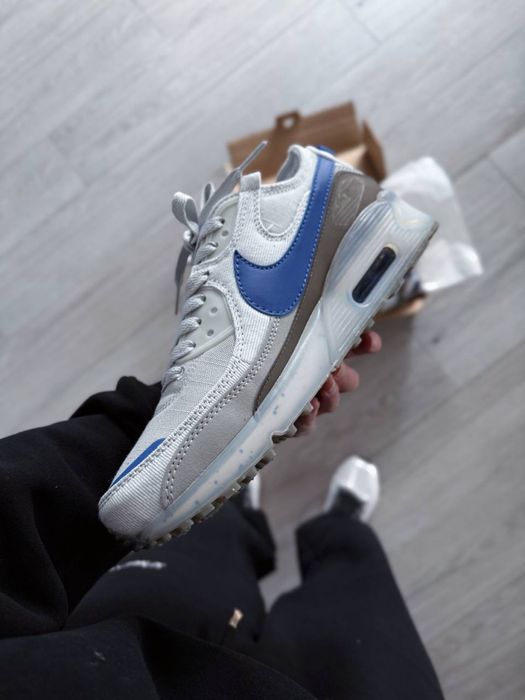 Топ Якість! Кросівки Nike Air Max Terrascape 90 ‘Pure Platinum Hyper Royal’ Аір Макс 90