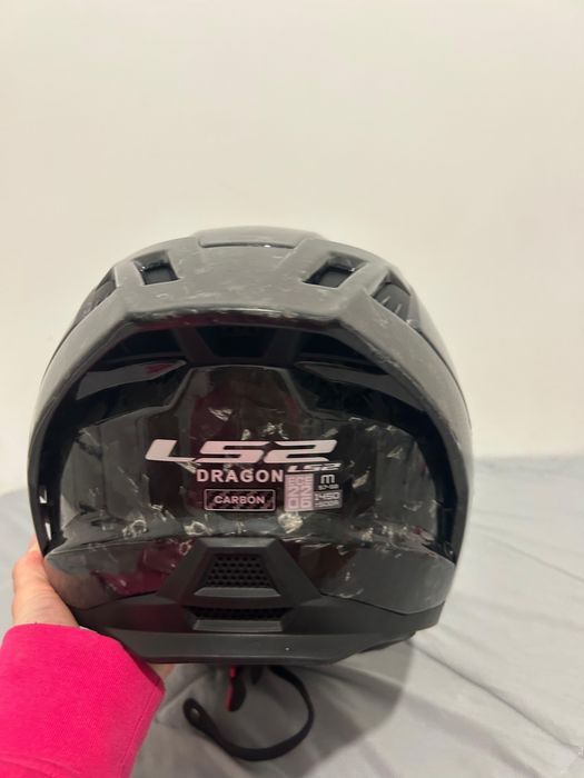 Capacete LS2 Ff807 Dragon Carbon