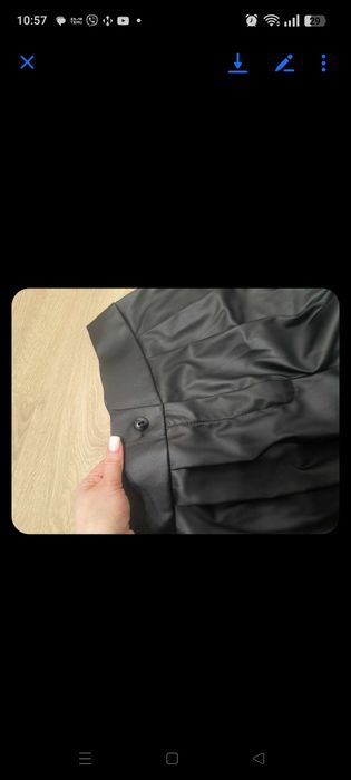 Продам чорні штани з екошкіри
