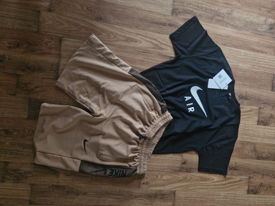 Zestaw męski bawełniany dresowy xl/L nowy spodenki krotkie tshirt koszulka  skarpety
