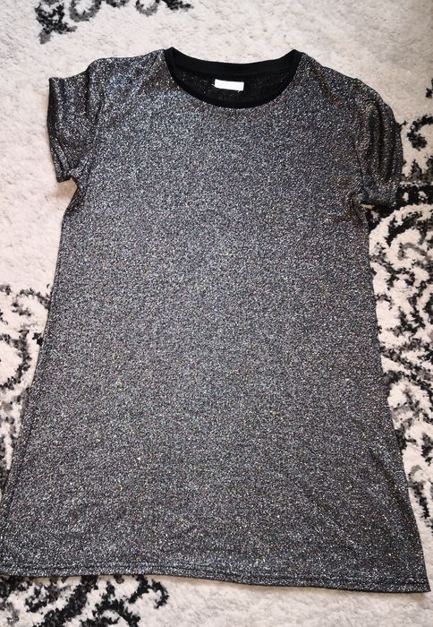 Sukienka srebrna 152