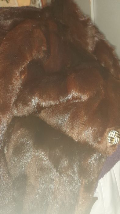 Норкова шуба натуральна