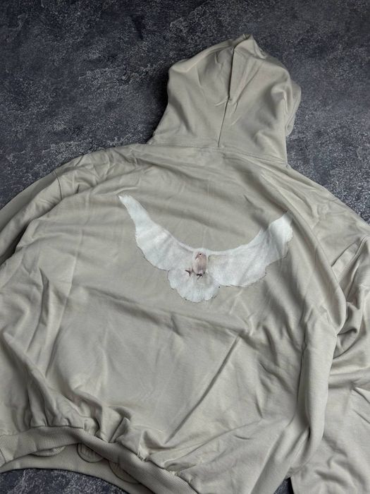 Yeezy GAP BALENCIAGA dove hoodie oversize бежевий худі худи оверсайз М