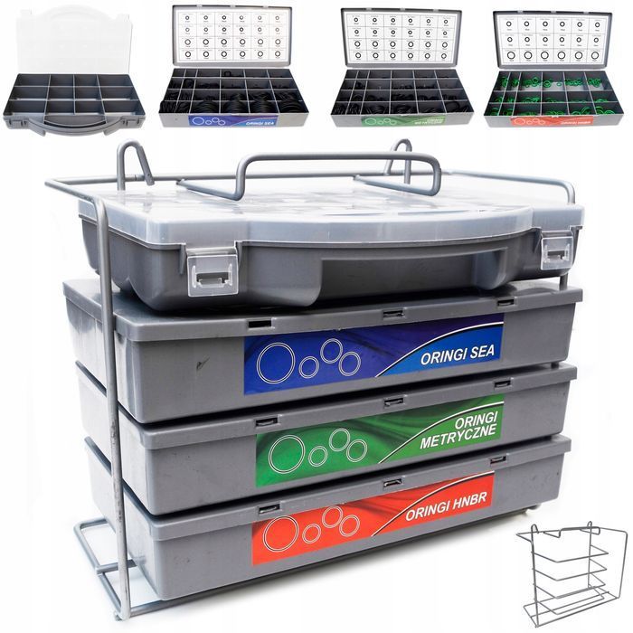 Zestaw Uszczelek O-Ring Oringi Hnbr Nbr 900 Szt. Falon-Tech