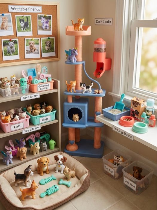 Дрібні фігурки домашніх улюбленців для гри pet shop