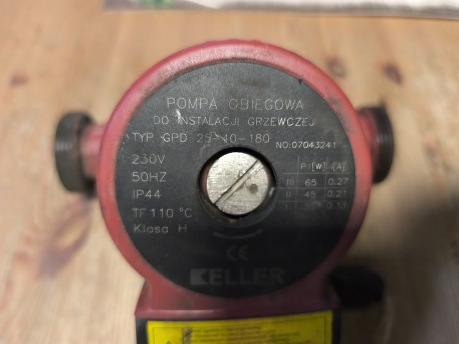 Pompa obiegowa centralnego ogrzewania co KELLER 25-40