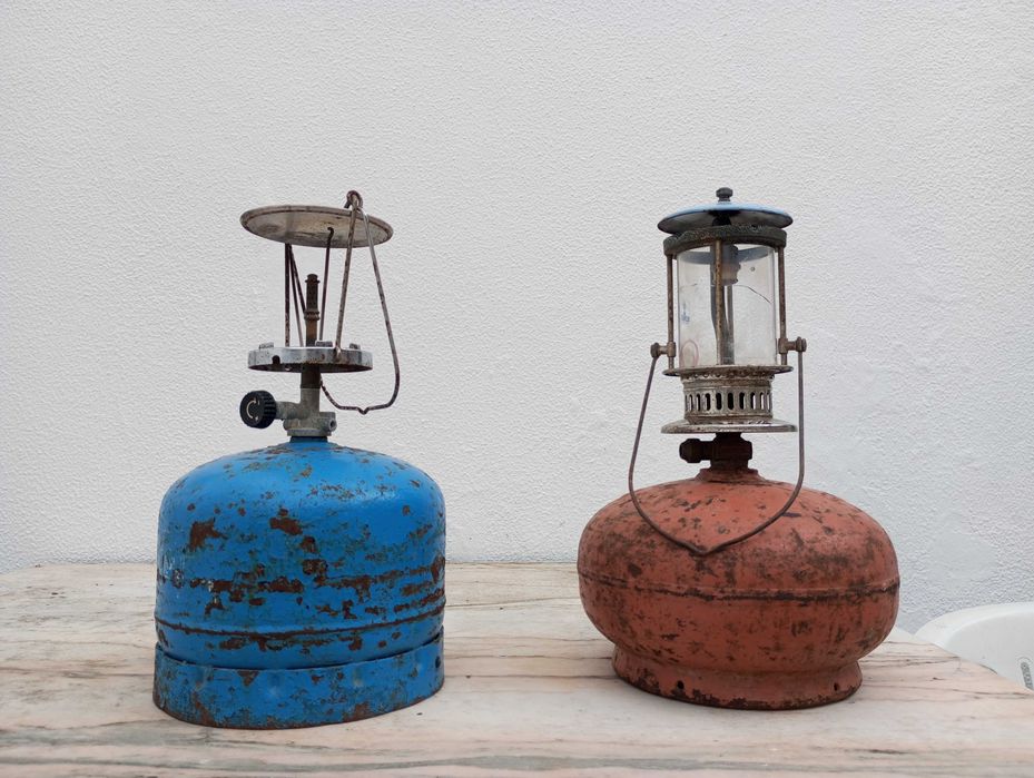 Candeeiro a gás antigos