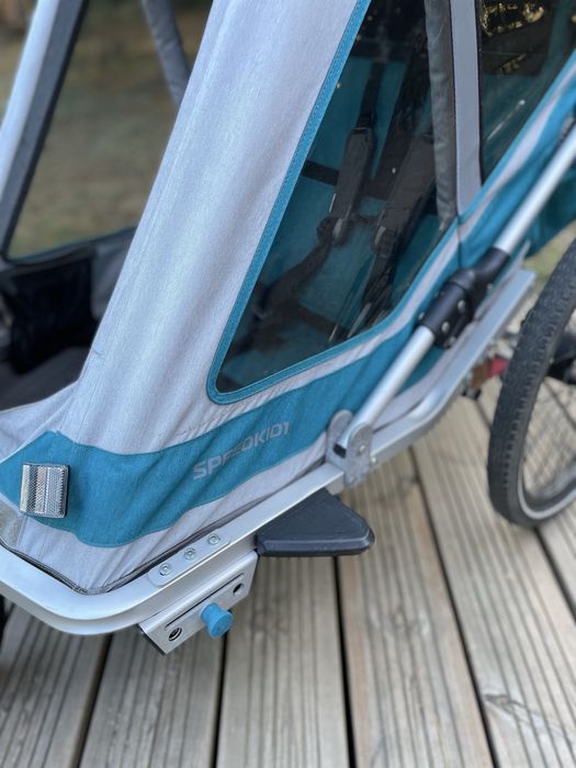 Queridoo Speedkid Przyczepka rowerowa Wózek blizniaki