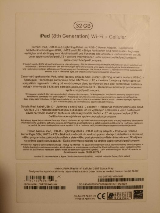 Apple IPad 8 gen | 32GB
