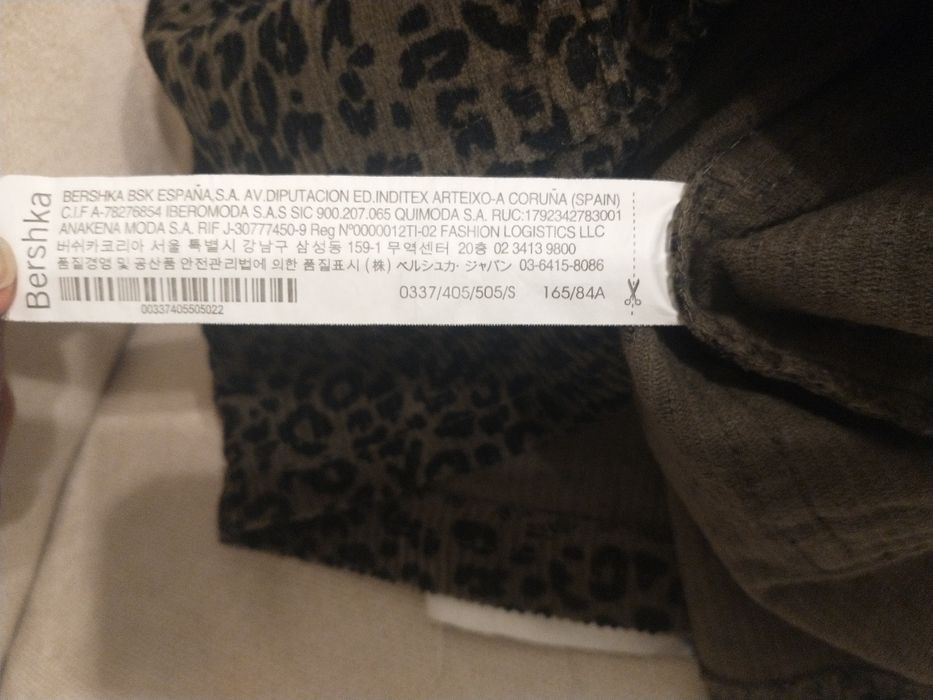 Sukienka ogrodniczka "Bershka"