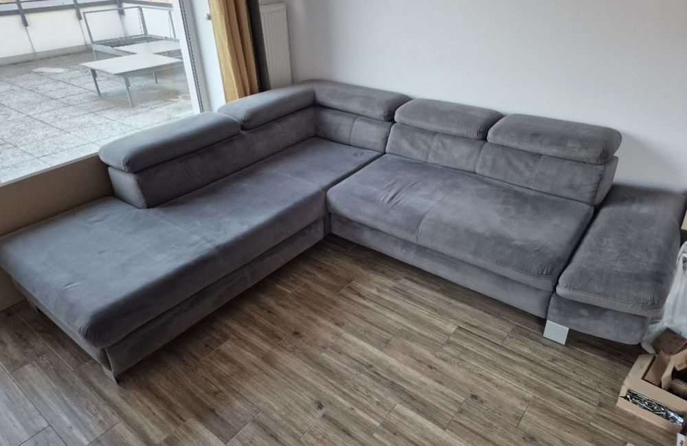 Narożnik z funkcją spania łóżko sofa kanapa