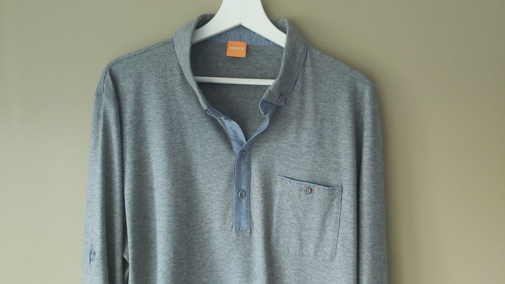 Hugo Boss Orange koszula bawełniana XL na wysokiego męższczyznę