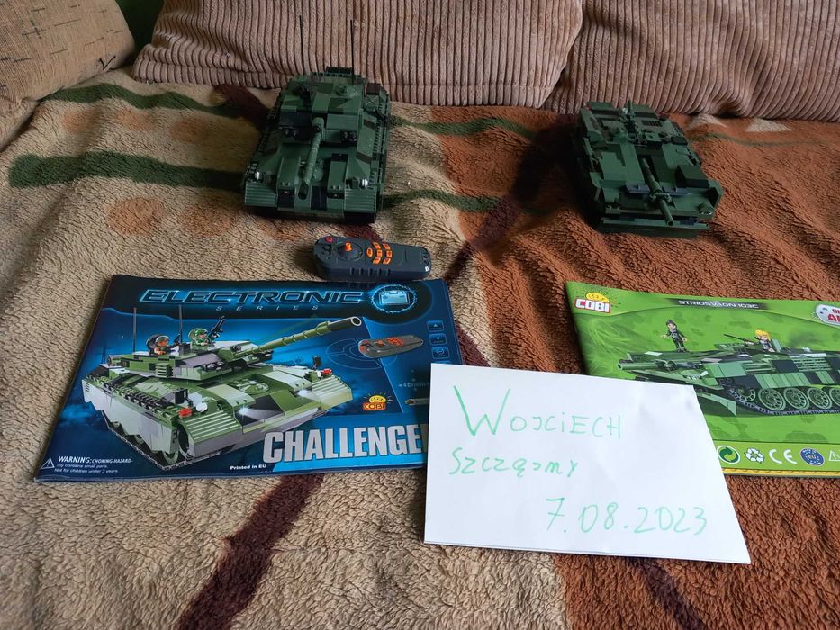 Cobi różne modele, czołgi, samoloty, samochody, Unikaty