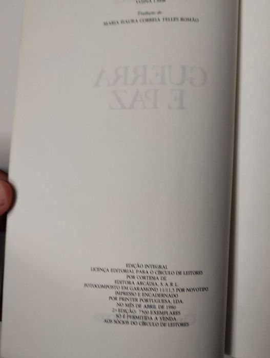 Gerra e Paz - 3 volumes - Leão Tolstoi