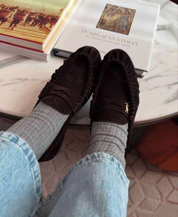 Mokasyny Lofery YSL! Premium jakość! Zamsza naturalna 36-41