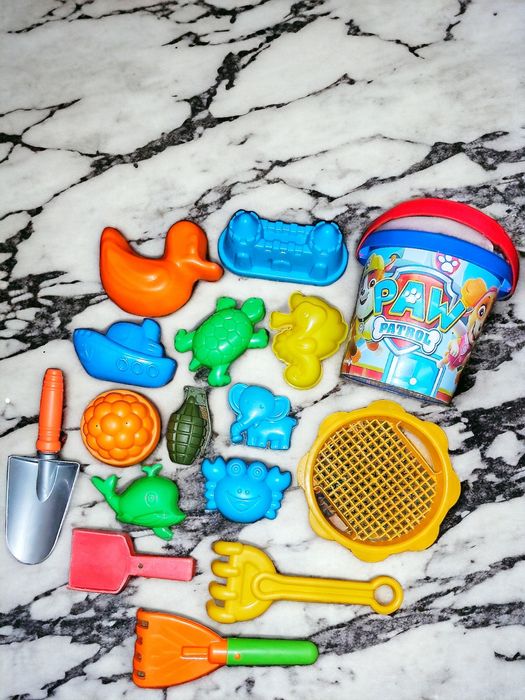 Пакет набор игрушек для песочницы песка пасочки