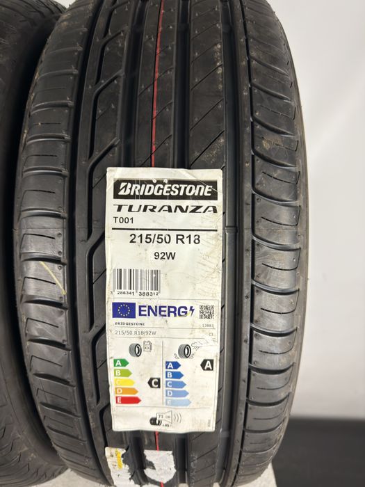 Літні шини НОВІ 2шт R18 215/50 92W Bridgestone Turanza T001 2022
