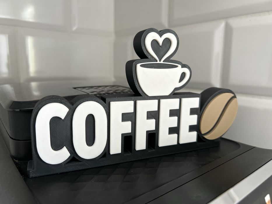 Dekoracyjny napis Coffee