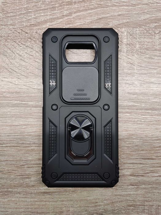Протиударний чохол для Poco X3 NFC/PRO з кільцем та захистом камери