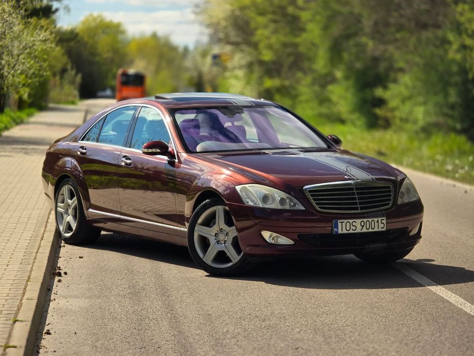 Mercedes-Benz Klasa S 320CDI_3,0D_235KM_7G-TRONIC_Xenon_Skóry_Nawi_Szyber_Zarejestrowy